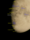 Lune gibbeuse au Galileoscope 02 (avec légende)