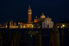 L'église de San Giorgio Maggiore la nuit
